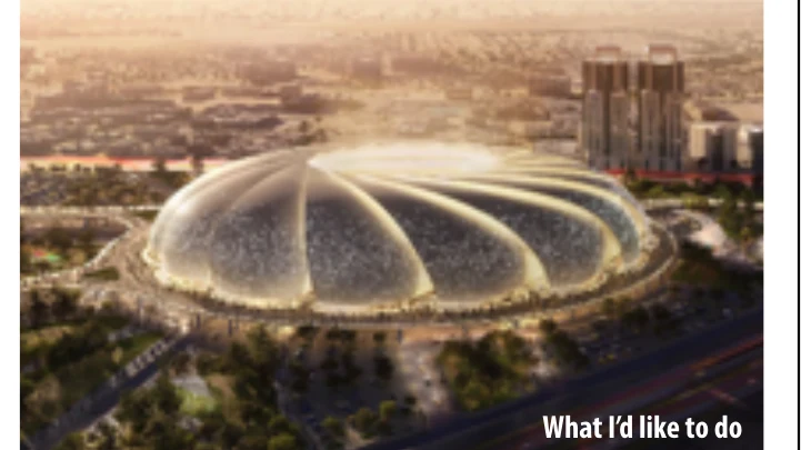 Dammam Aramco Stadium architectural reference